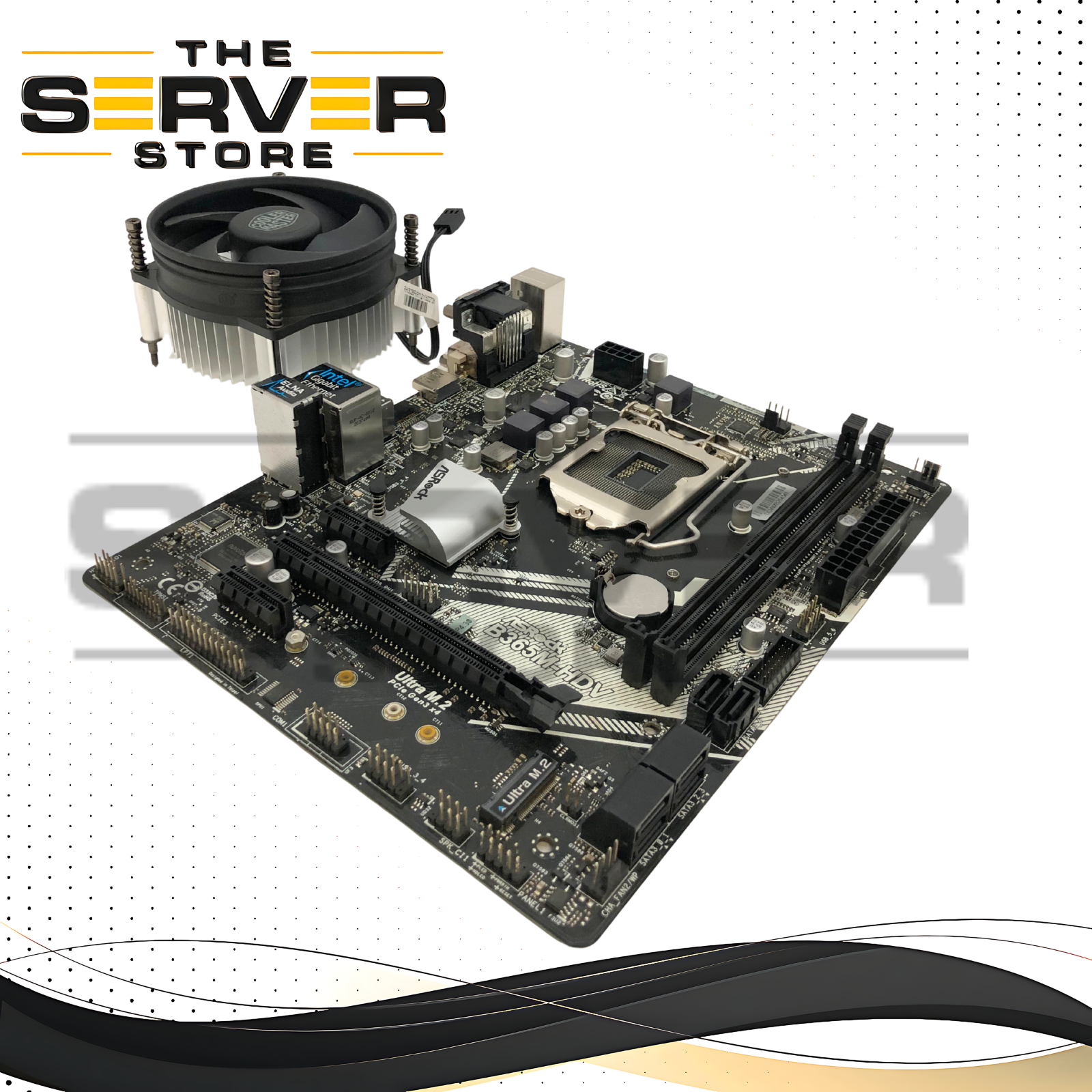 ASRock B365M-HDV LGA 1151 Intel 8th/9th Gen DDR4 Micro-ATX Motherboard W/ Heatsink