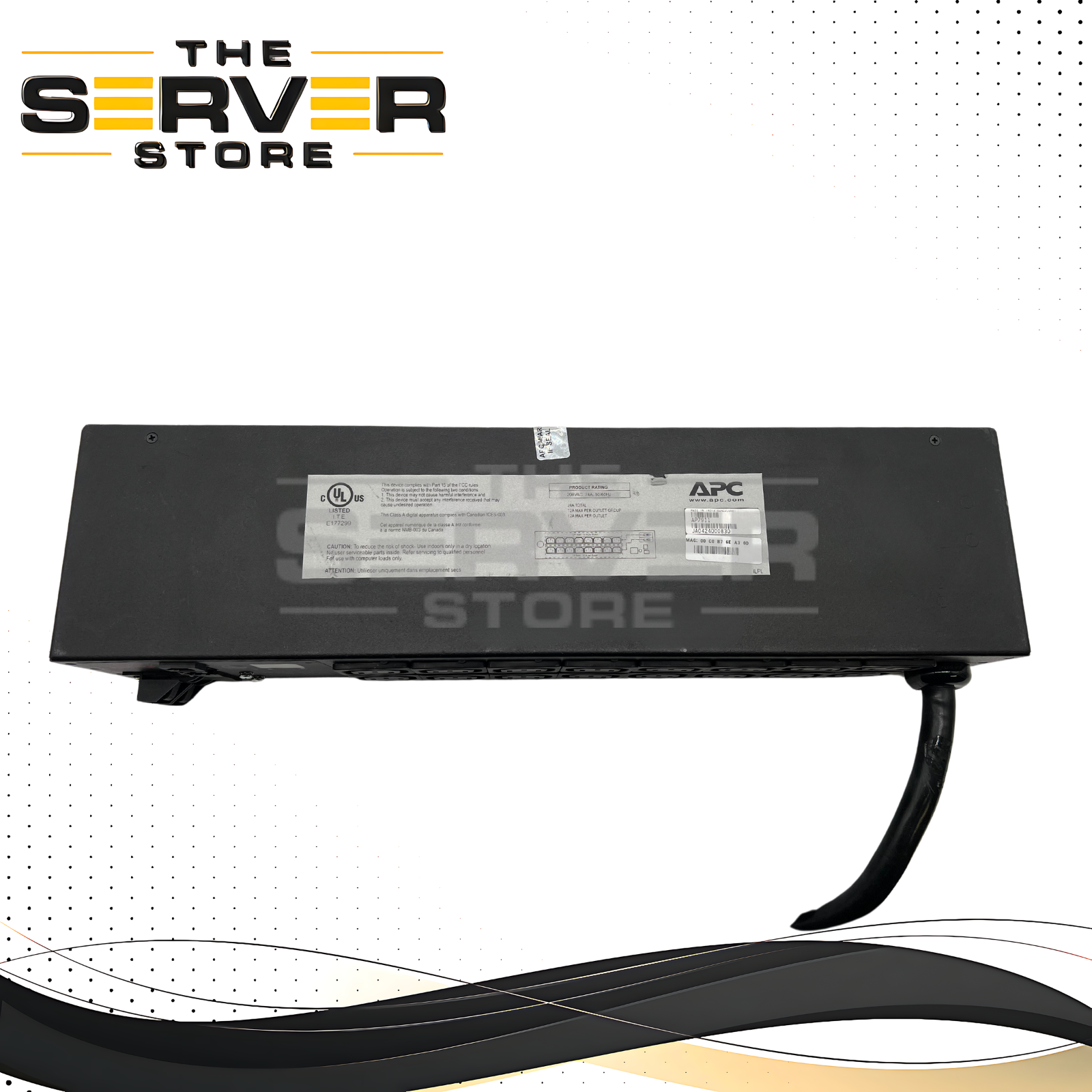APC Switched Rack PDU 2U 30A 208V 16x C13 NEMA L6-30P 12ft Cord AP7911