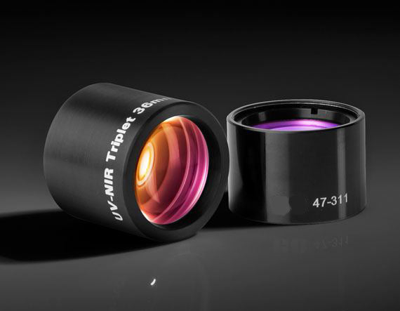 E-47-312 135mm EFL Uncoated, UV-to-NIR Corrected Triplet
