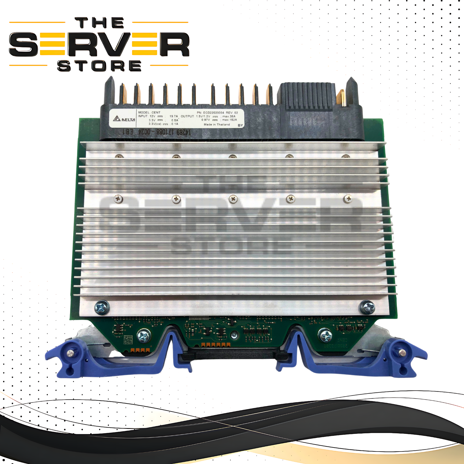 IBM POWER8 Memory Buffer Voltage Regulator Module (VRM). OEM by Delta Electronics. P/N: 00RP698, CENT, ECD22020004 REV. 02.