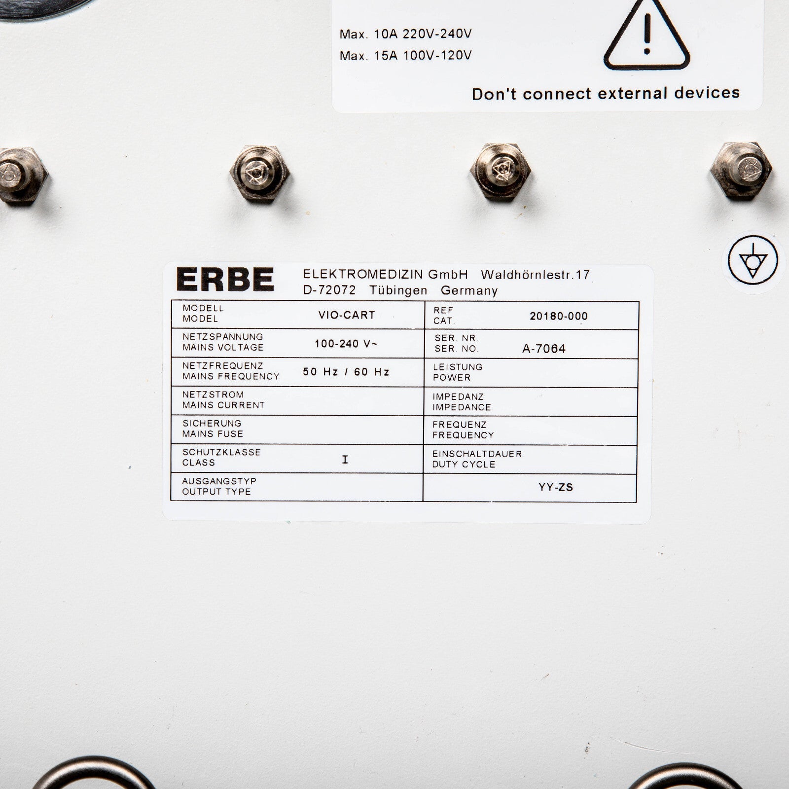 Erbe Vio 300D Electrosurgical Unit ESU 30 Day Warranty