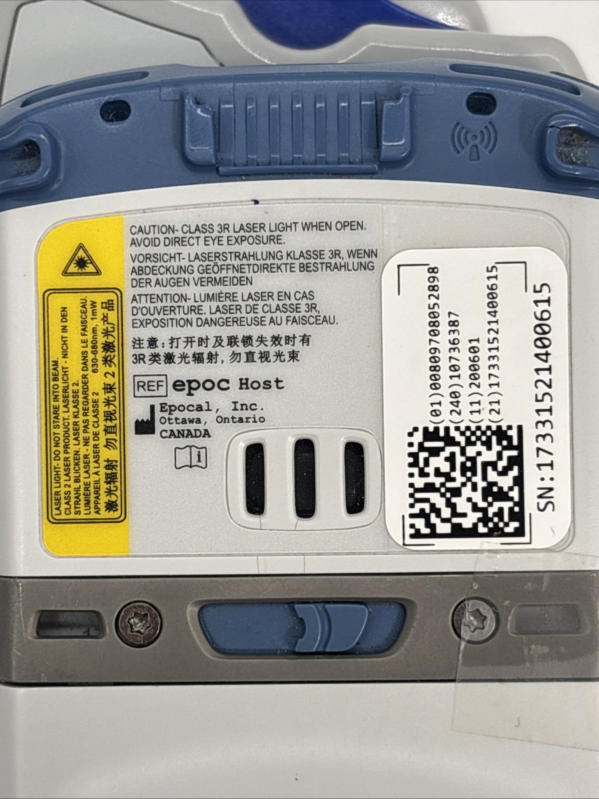 Epoc Blood Analysis (REF: epoc Reader) w/ epoc Power Supply - 30 Day Warranty!