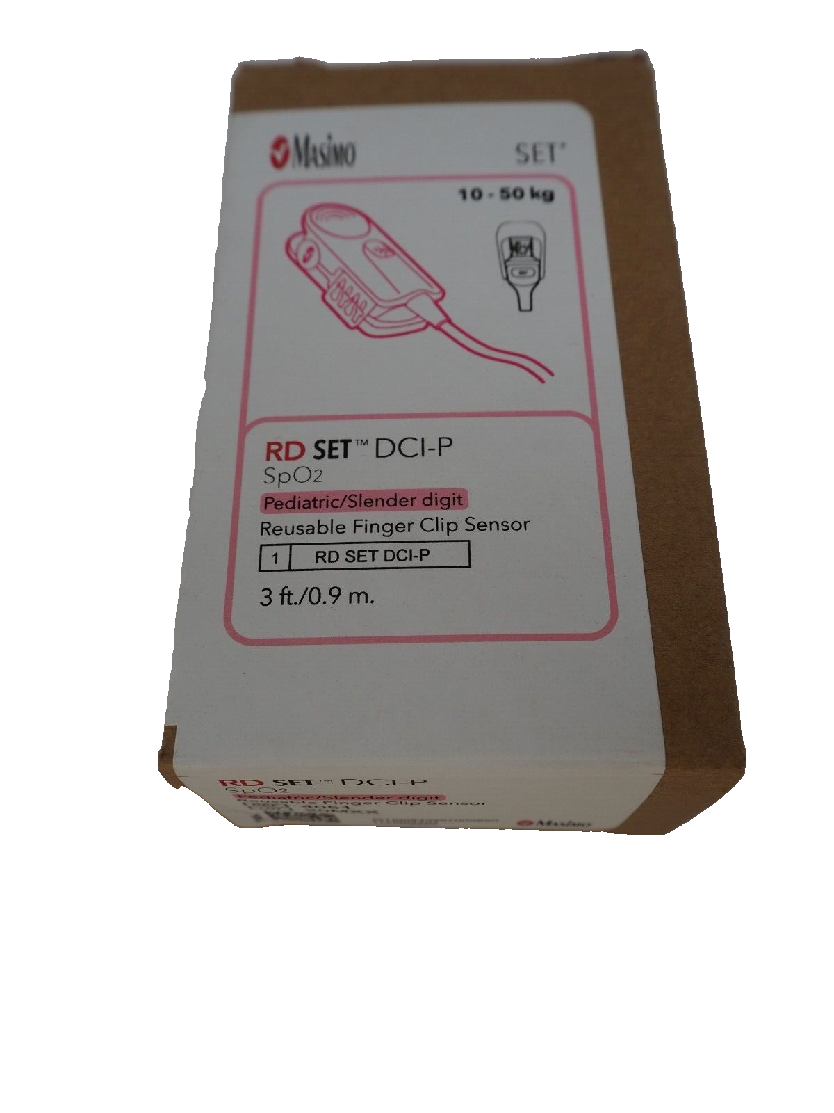 New Masimo 4051 RD SET DCI-P Pediatric Slender Digit Reusable SpO2 Sensor 3 ft