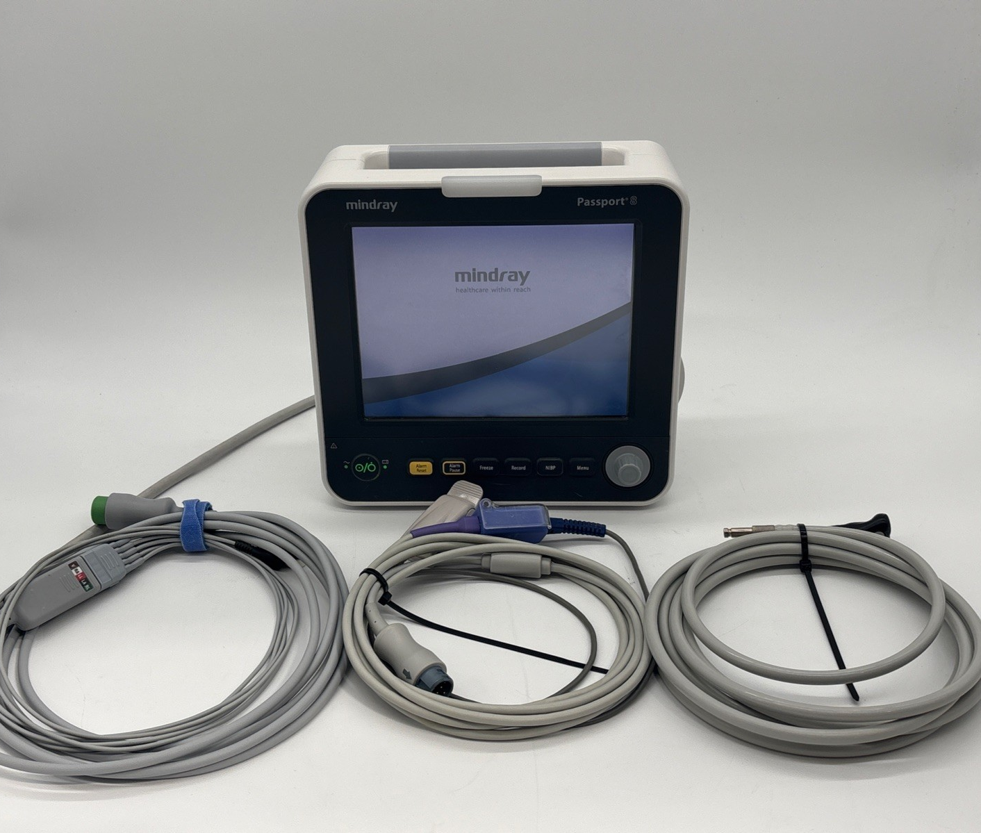 Mindray Passport 8 Patient Monitor W Cables Nellcor SPO2 — 30 Day Warranty!