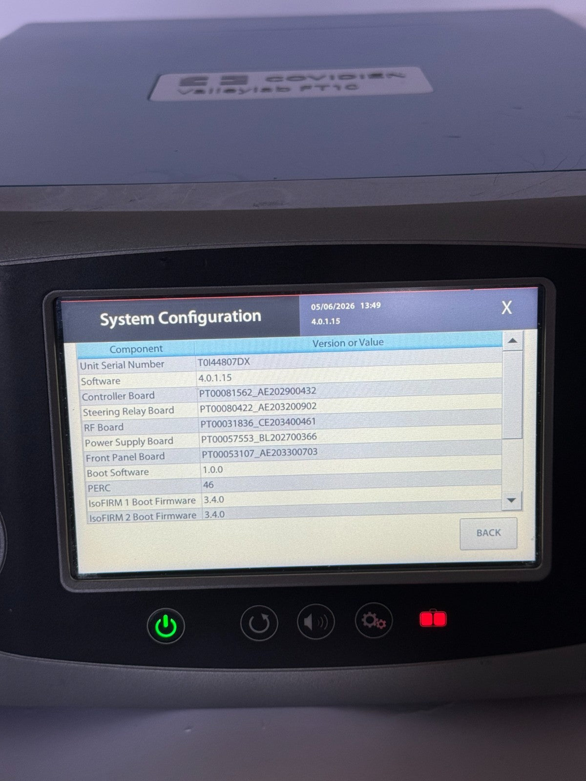 Covidien Valleylab FT10 Energy Platform | REF VLFT10GEN | Manufactured 2020