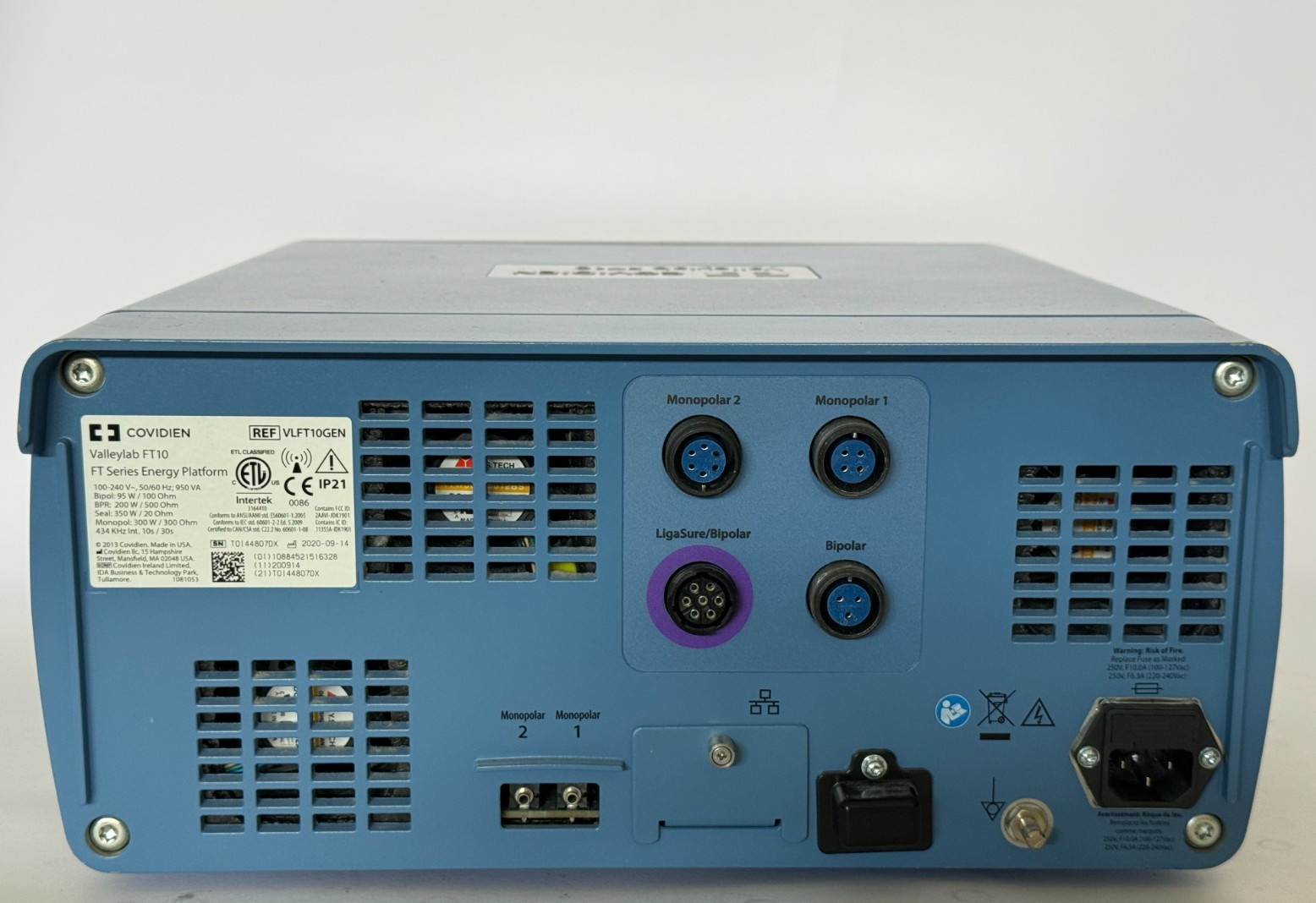 Covidien Valleylab FT10 Energy Platform | REF VLFT10GEN | Manufactured 2020
