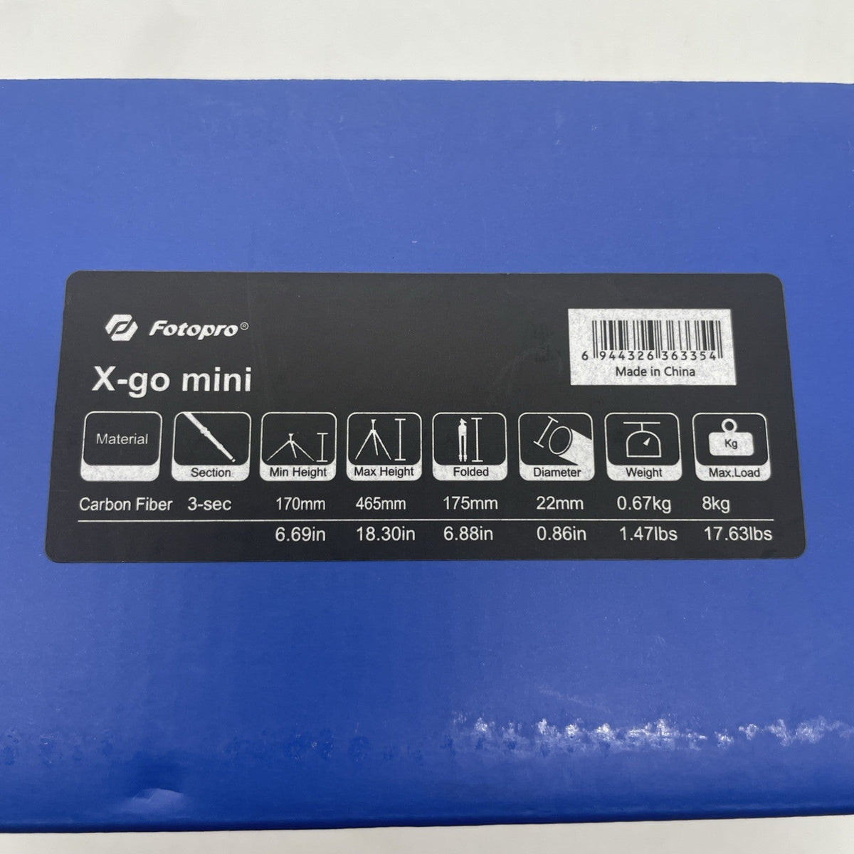 NEW Fotopro X-go Mini PhotoPro Tripod with Ball Head FPH-42Q / Quick Mount