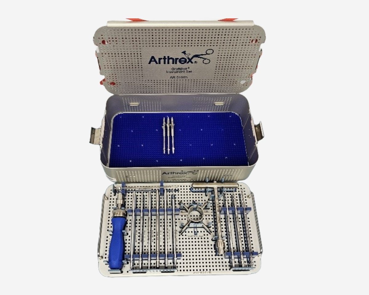 Arthrex – GraftBolt instrument set – AR-5100S – with case – arthroscopy orthopedic