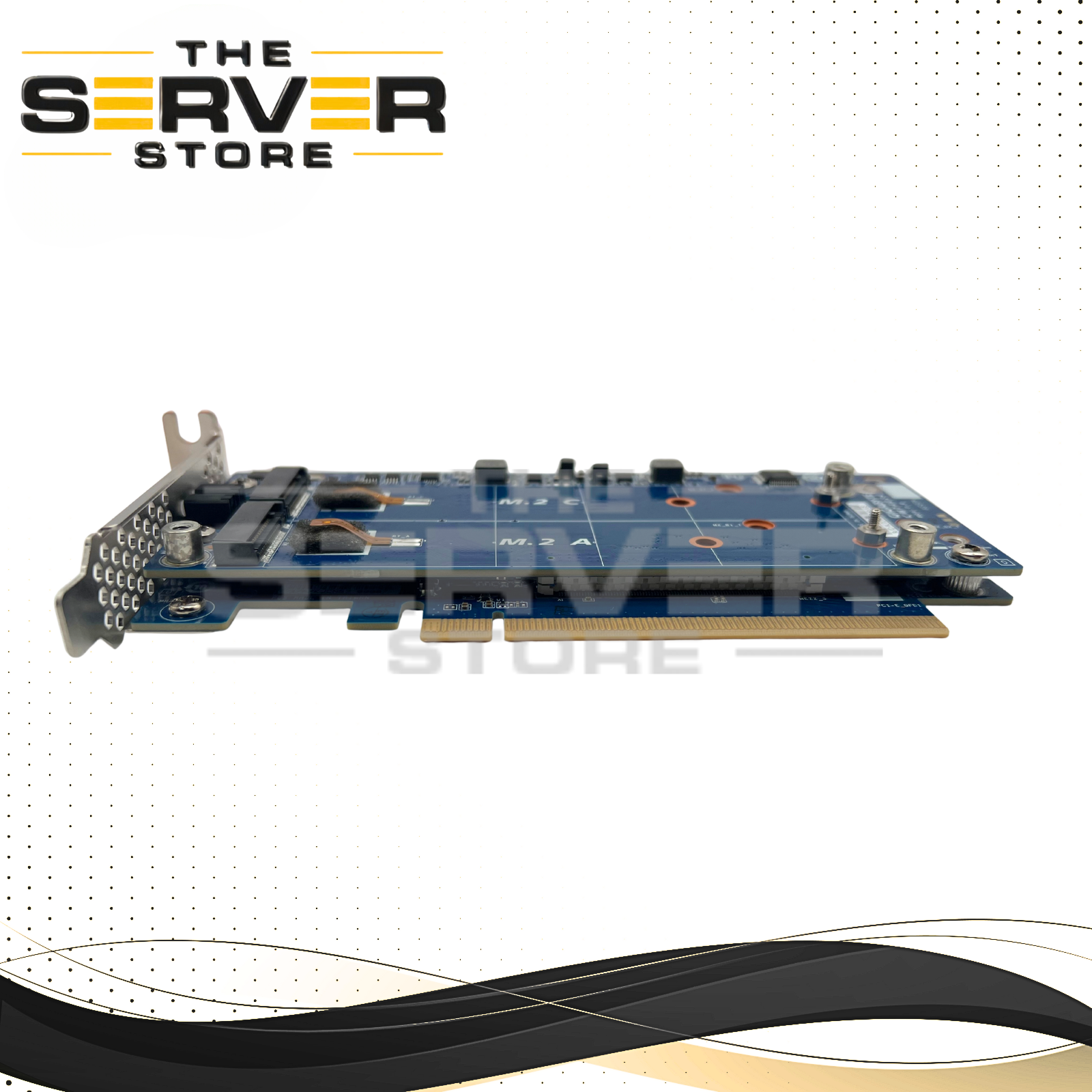 Gigabyte Quad (4x) NVMe 22110 / 2280 M.2 SSD PCIe 3.0 x16 Expansion Card CMT4034 (No Heatsink)