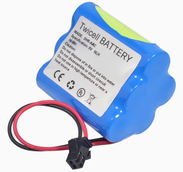 Battery for Twicell 5HR-AAC 6V NLH MDF-137, MDF-U333 Sanyo mini freezer