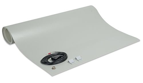 SCS 8213 Static Control Table Mat, GRAY 2'x4'