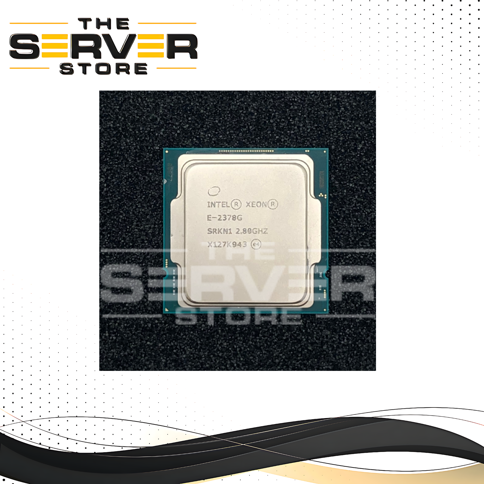 Intel Xeon E-2378G Processor. 8 Cores / 16 Threads. 2.8GHz Base Clock. 16MB Cache. 80W TDP. LGA1200 Socket. P/N: SRKN1.