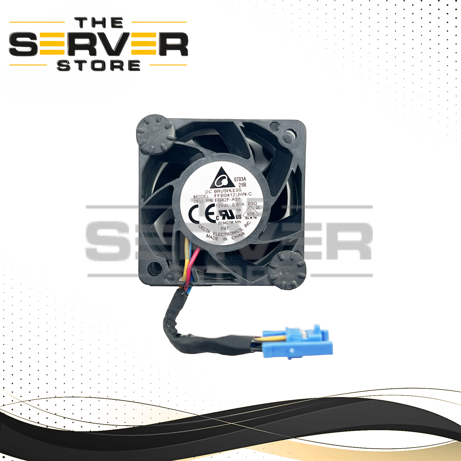 (LOT OF 10) Dell PowerEdge R240 12V Server Cooling Fan Assembly 0MR10W MR10W