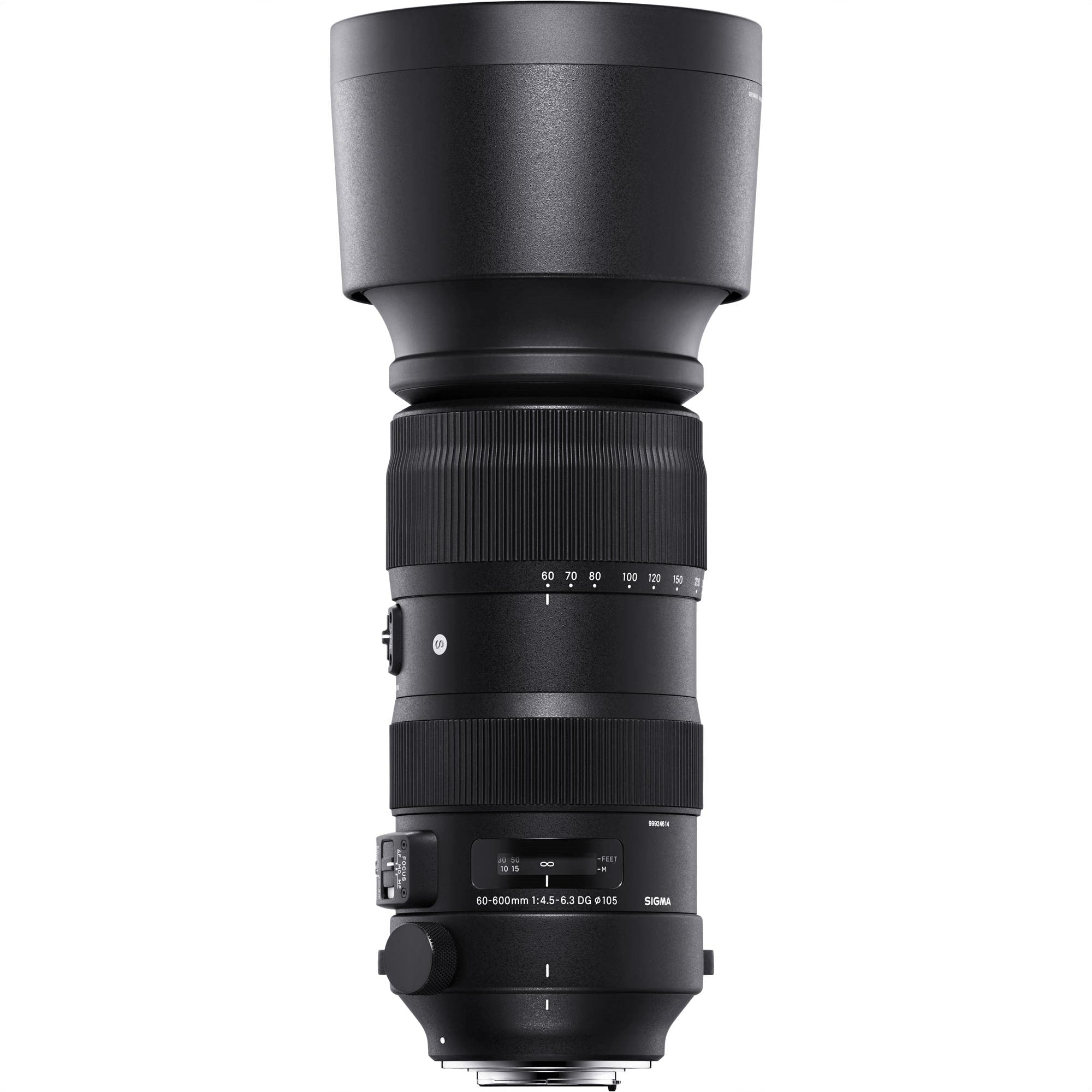 Sigma 60-600mm F4.5-6.3 DG OS HSM Sports Lens for Sigma SA
