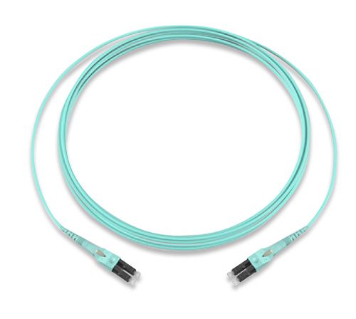 Corning 797902QD120002M LC-LC MM Uniboot OM4 50 Duplex Jumper, 2m