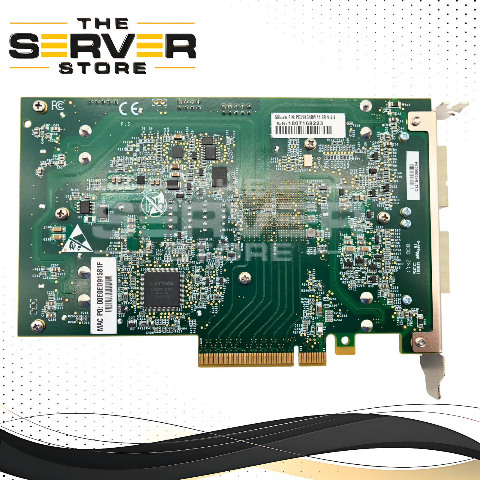 Silicom Quad-Port 10GbE SFP+ Fiber Bypass Server Adapter (NIC). Based on Intel XL710 Controller. P/N: PE310G4BPI71-SR.