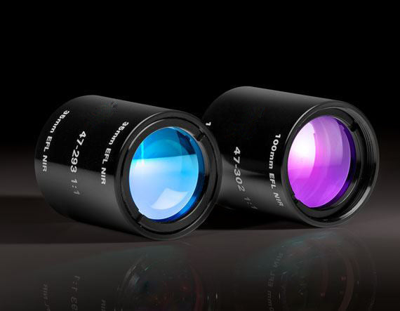 E-47-294 1:1.43 with 35mm and 50mm EFL Achromats, NIR Achromatic Pair