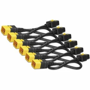Power Cord Kit (6 EA), Locking, C19 TO C20, 1.8M, Red