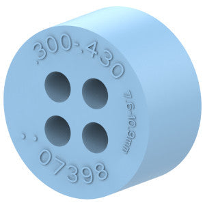 COYOTE Grommet Kits, 4-entry grommet, 0.30 in. to 0.43 in., 7.6 mm to 10.9 mm