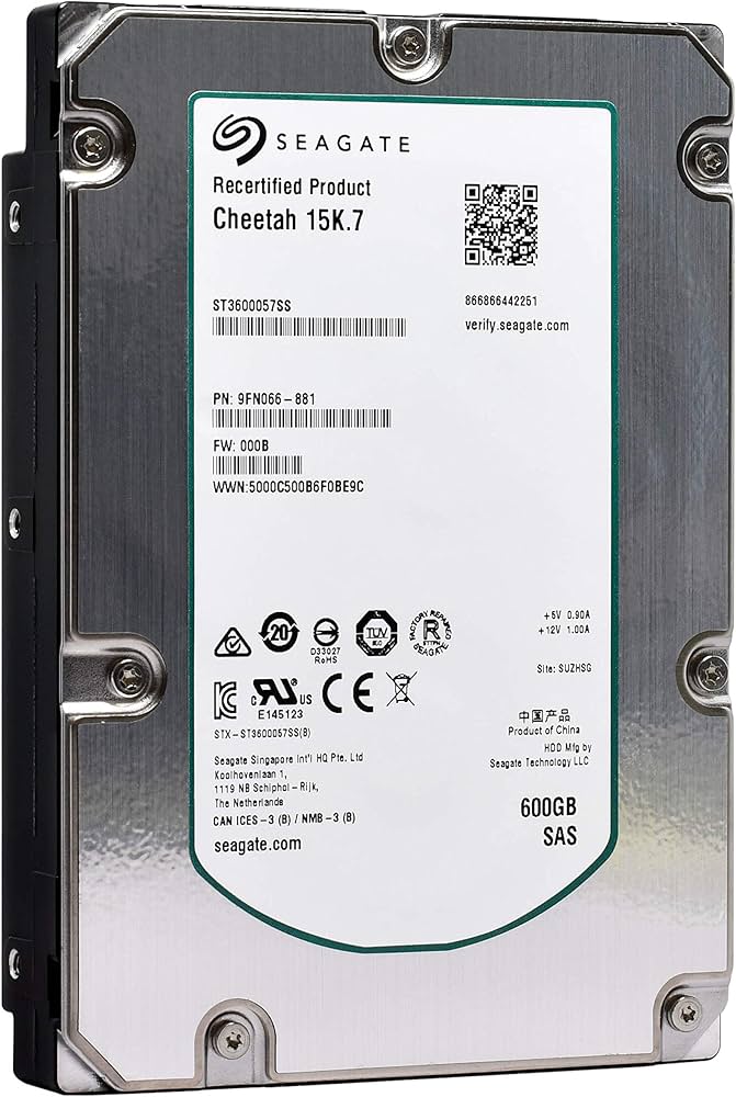 ST3600057SS Cheetah 15K.7 600 GB,Interno,15000 RPM,3.5" 9FN066-881