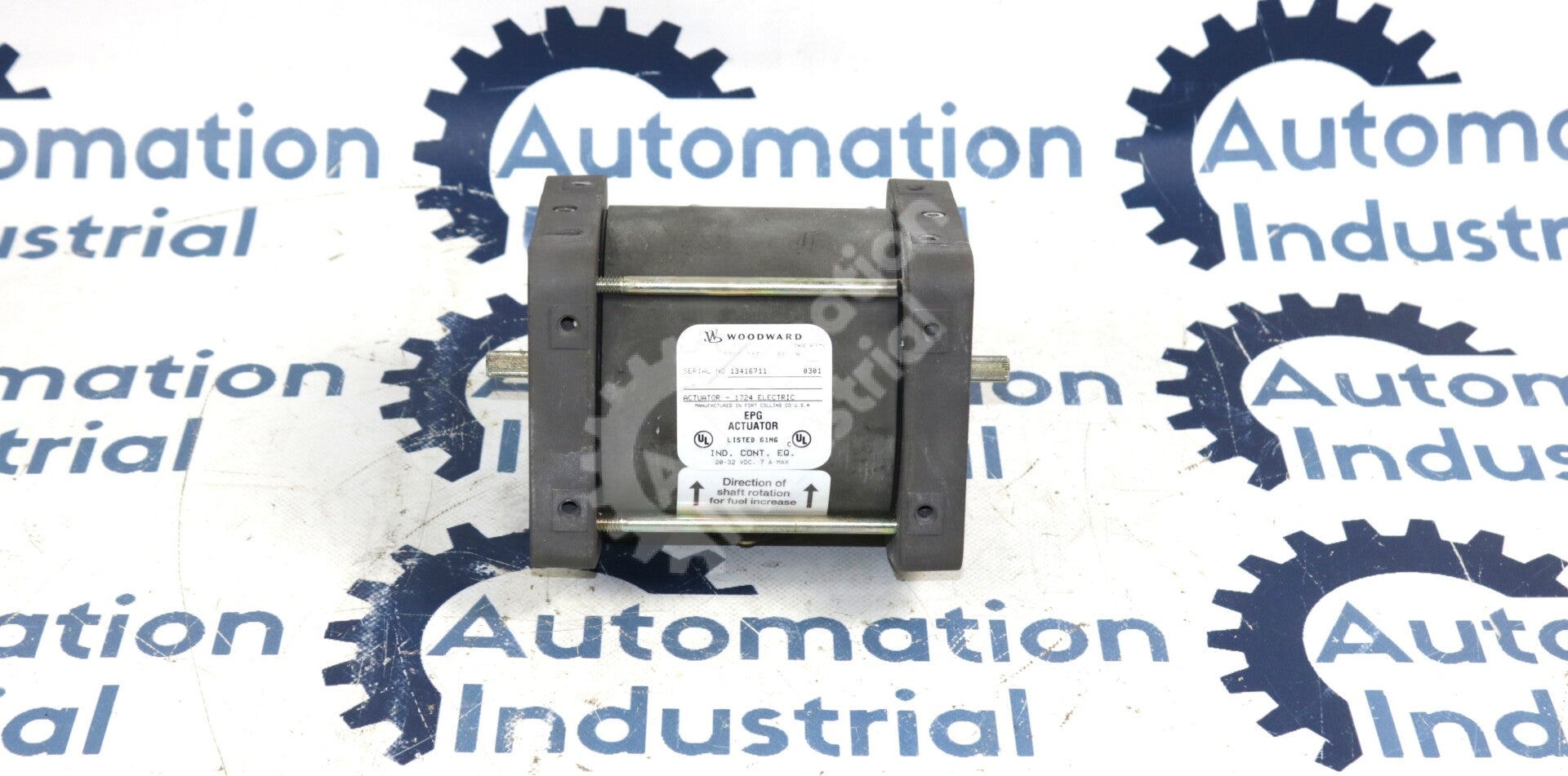 8256-016 By Woodward 20-32VDC EPG Actuator New Surplus New No Box