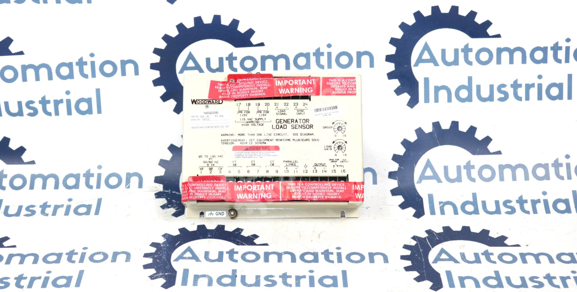 8290-180 By Woodward Generator Load Sensor New Surplus No Box
