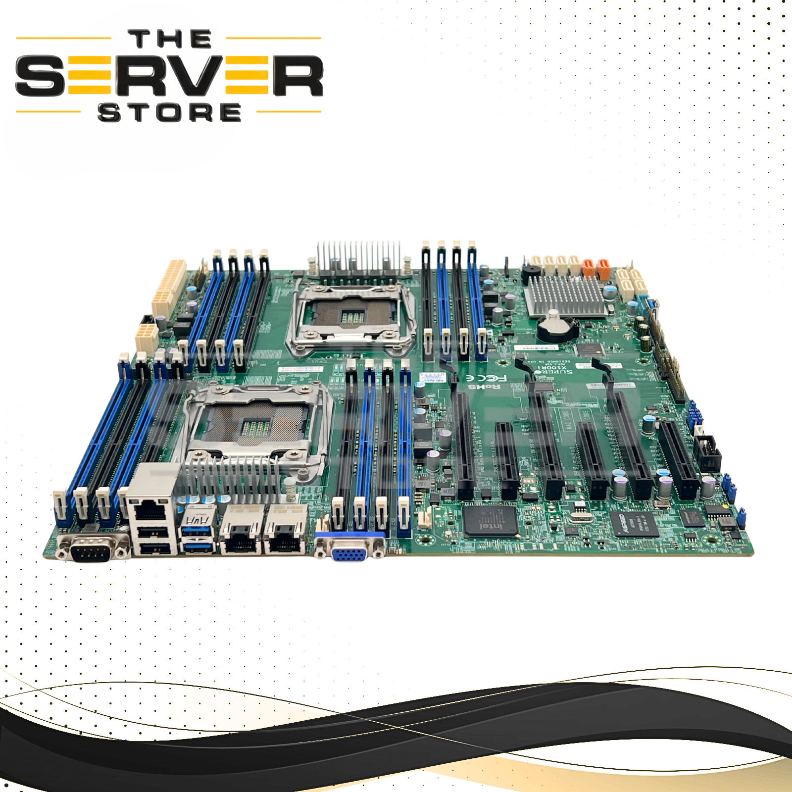 Supermicro Dual FCLGA-2011-3 Socket (R3) DDR4 i350 NIC E-ATX Motherboard X10DRi