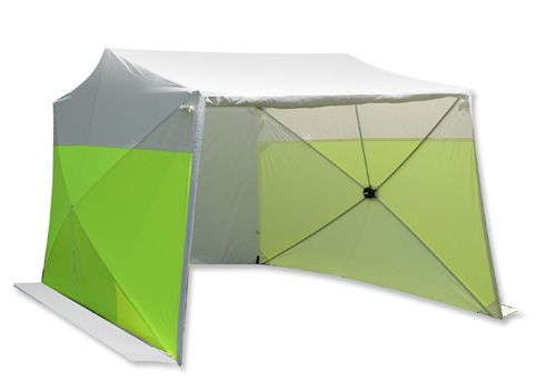 Pop N Work FX101023 Two Door Pop Up Tent w/ X Frame, 10'x10'