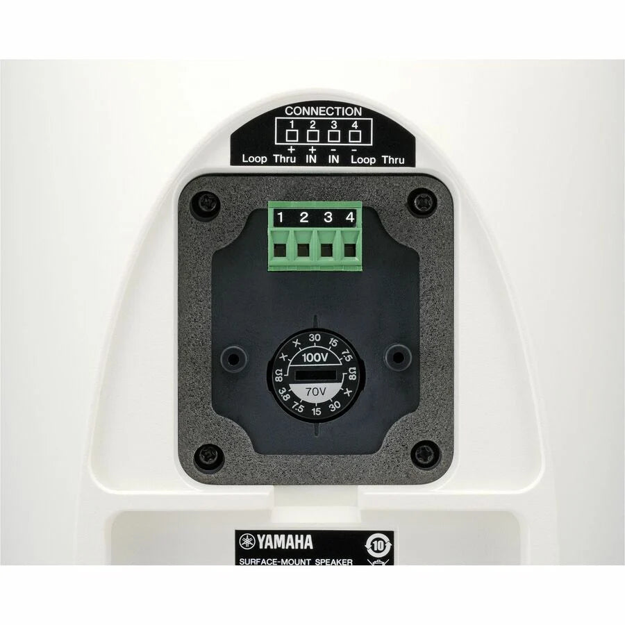 Yamaha VXS5W 2-way Indoor/Outdoor Wall Mountable, Ceiling Mountable, Surface Mount Speaker - 75 W RMS - White