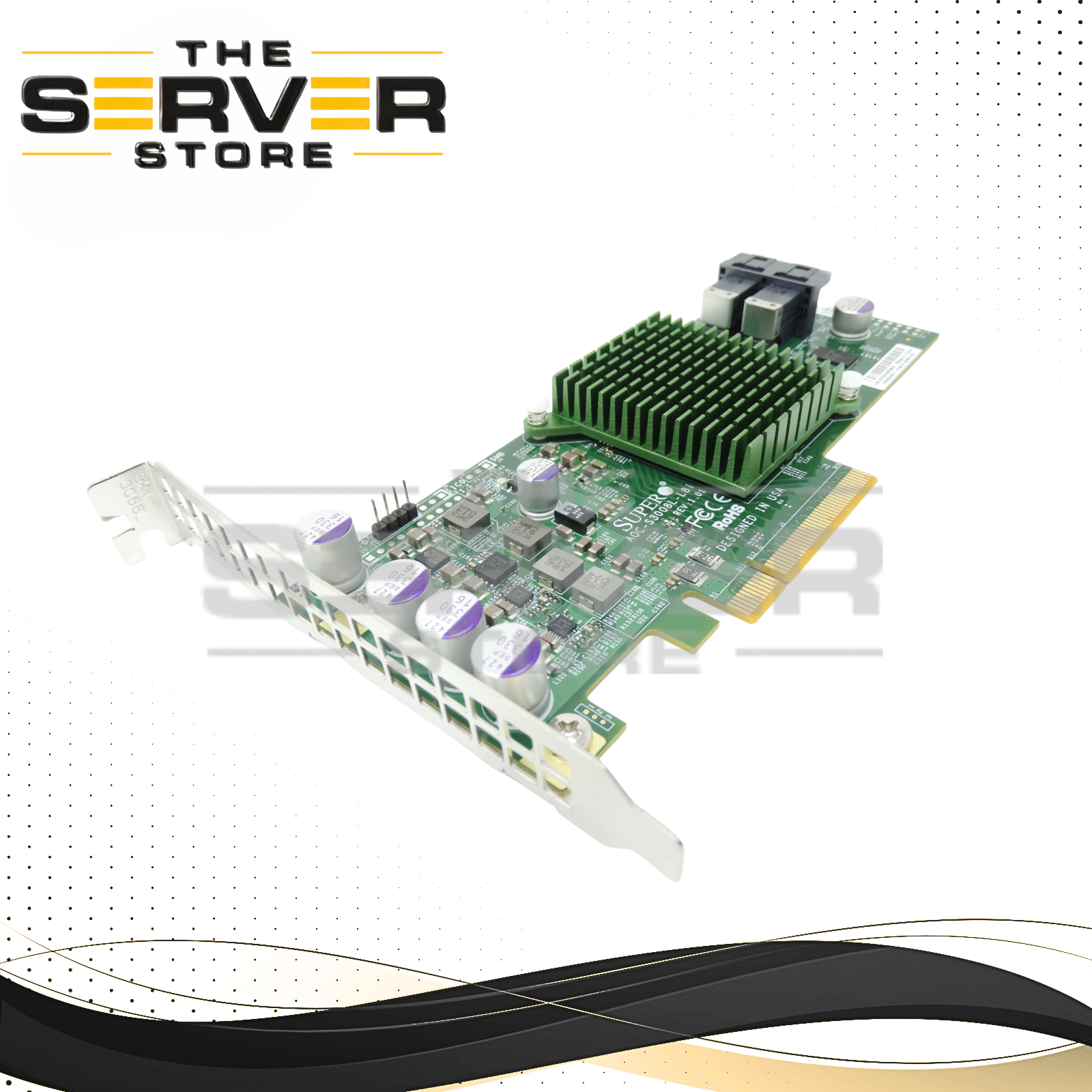 SuperMicro 12GB/s 8-Port SAS-3 PCIe RAID Controller Rev 1.01 AOC-S3008L-L8i