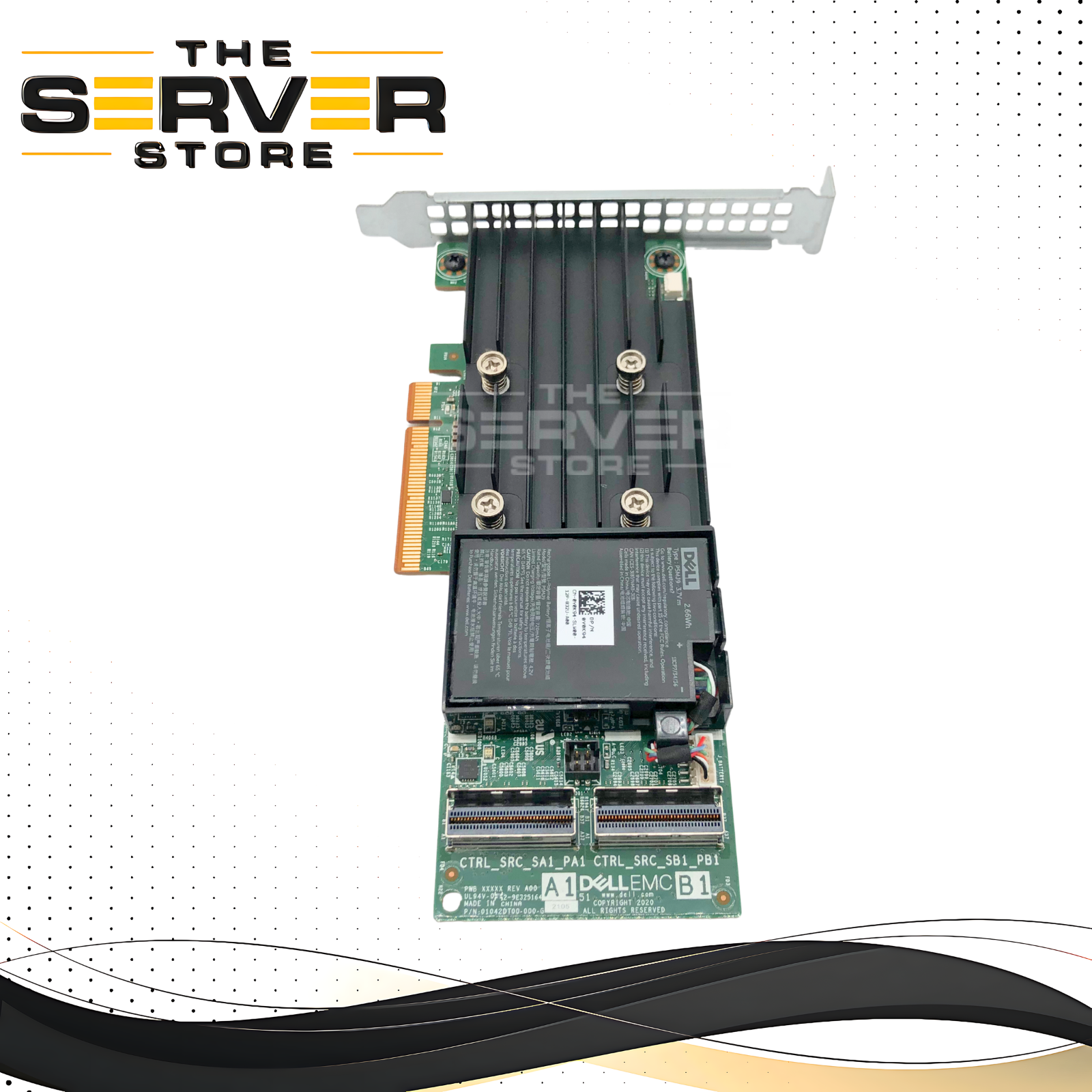 Dell PERC H755 8GB 12Gb/s PCIe 4.0 SAS RAID Controller with Battery. P/N: 29XMF, 029XMF.