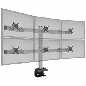 HAT Design Works Bild Desk Mount for Monitor - Vista Black - Landscape/Portrait