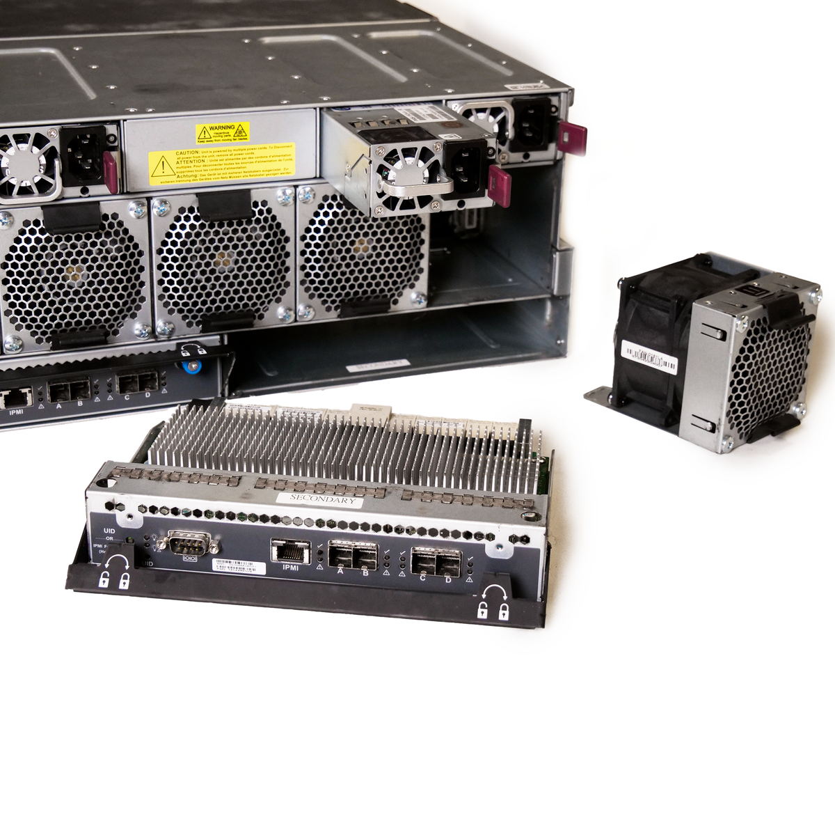 Supermicro SuperChassis 90-Bay SATA/SAS JBOD 4U Rackmount Top-Load Disk Shelf Storage Array 946ED-R2KJBOD | 90-Bay JBOD Enclosure | Up to 2.5PB Grade B