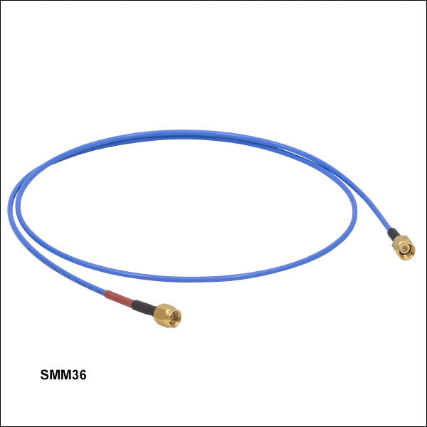 T-SMM24 - Microwave Cable, SMA Male to SMA Male, 24" (610 mm)