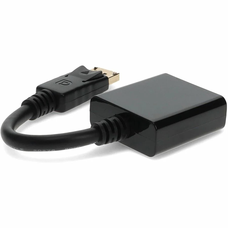 AddOn Lenovo® 45J7915 Compatible DisplayPort 1.2 Male to DVI-I (29 pin) Female Black Adapter Which Requires DP++ For Resolution Up to 2560x1600 (WQXGA)