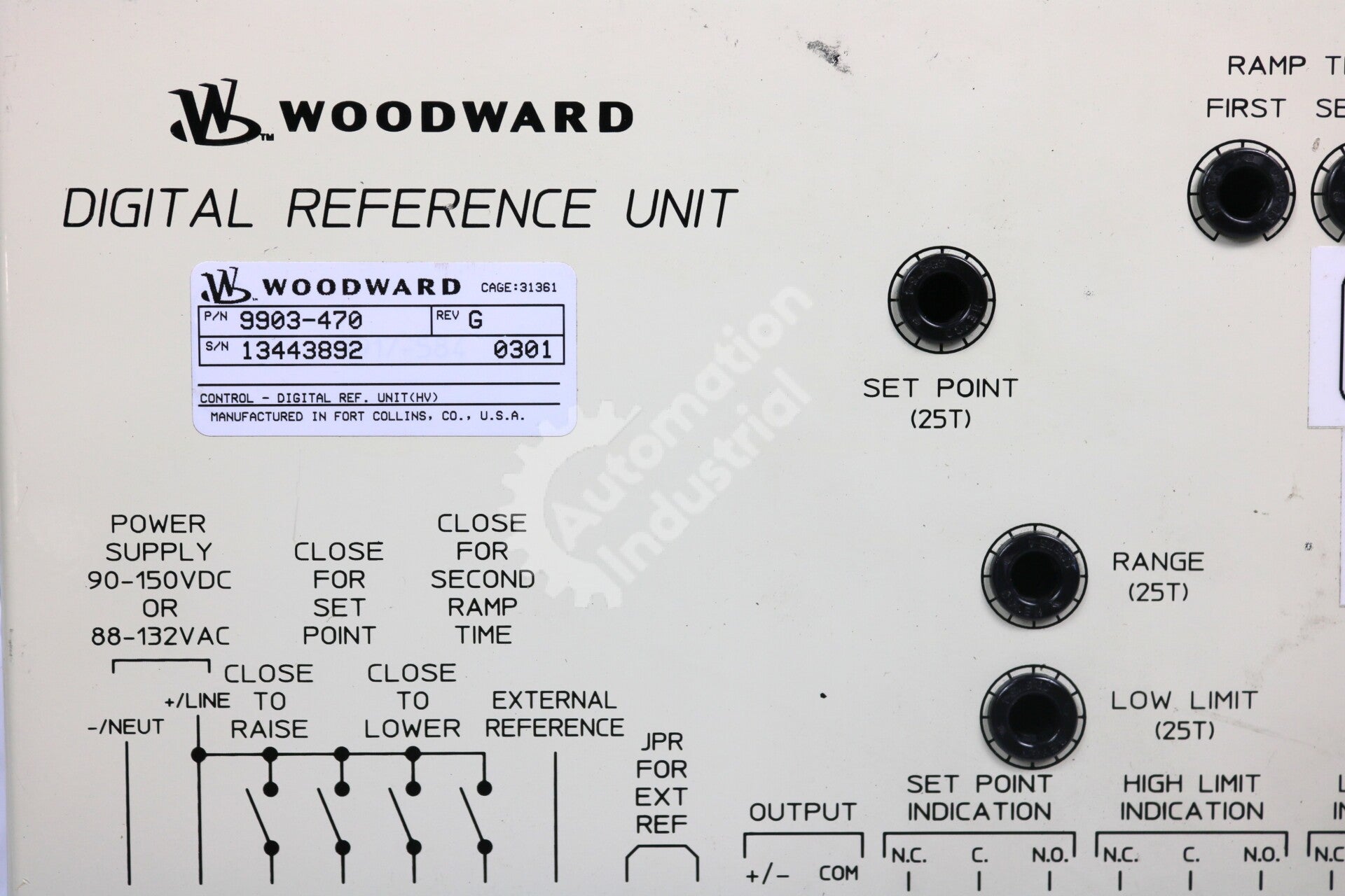 9903-470 By Woodward 90-150VDC Digital Reference Unit