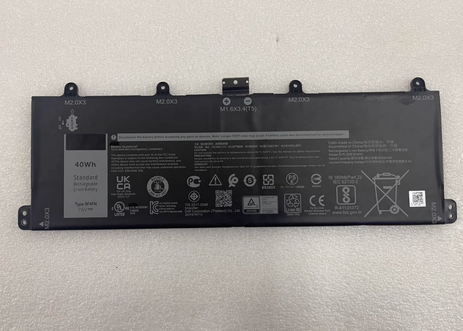 Replacement Dell 9F4FN 2VKW9 8PK6G Latitude 7320 Battery