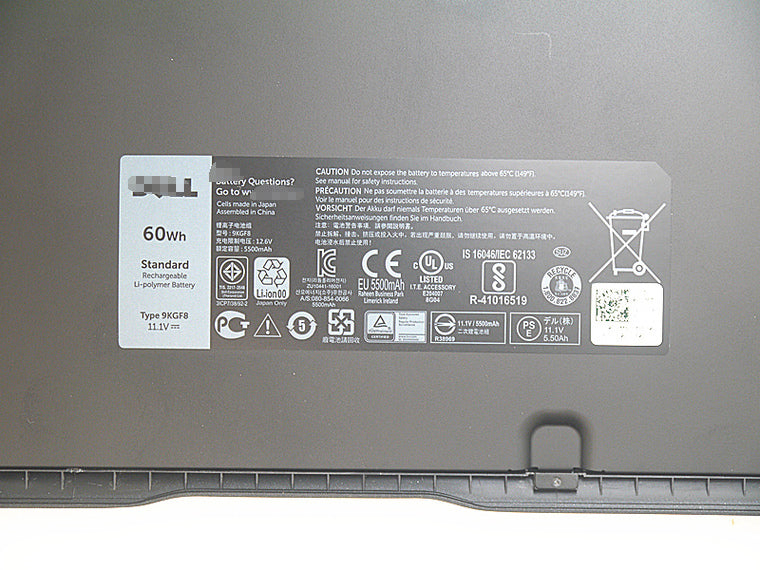 Dell Latitude XX1D1 9KGF8 Latitude E6430U E6510U 60Wh Battery