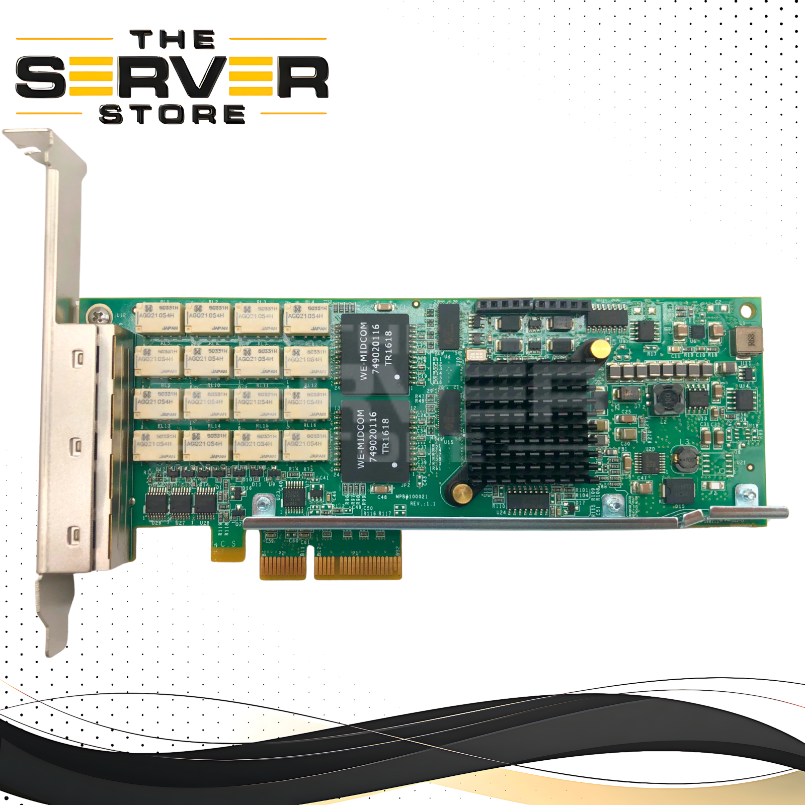 Riverbed Silicom Quad-Port 1GbE RJ-45 Copper Bypass NIC 410-00115-01