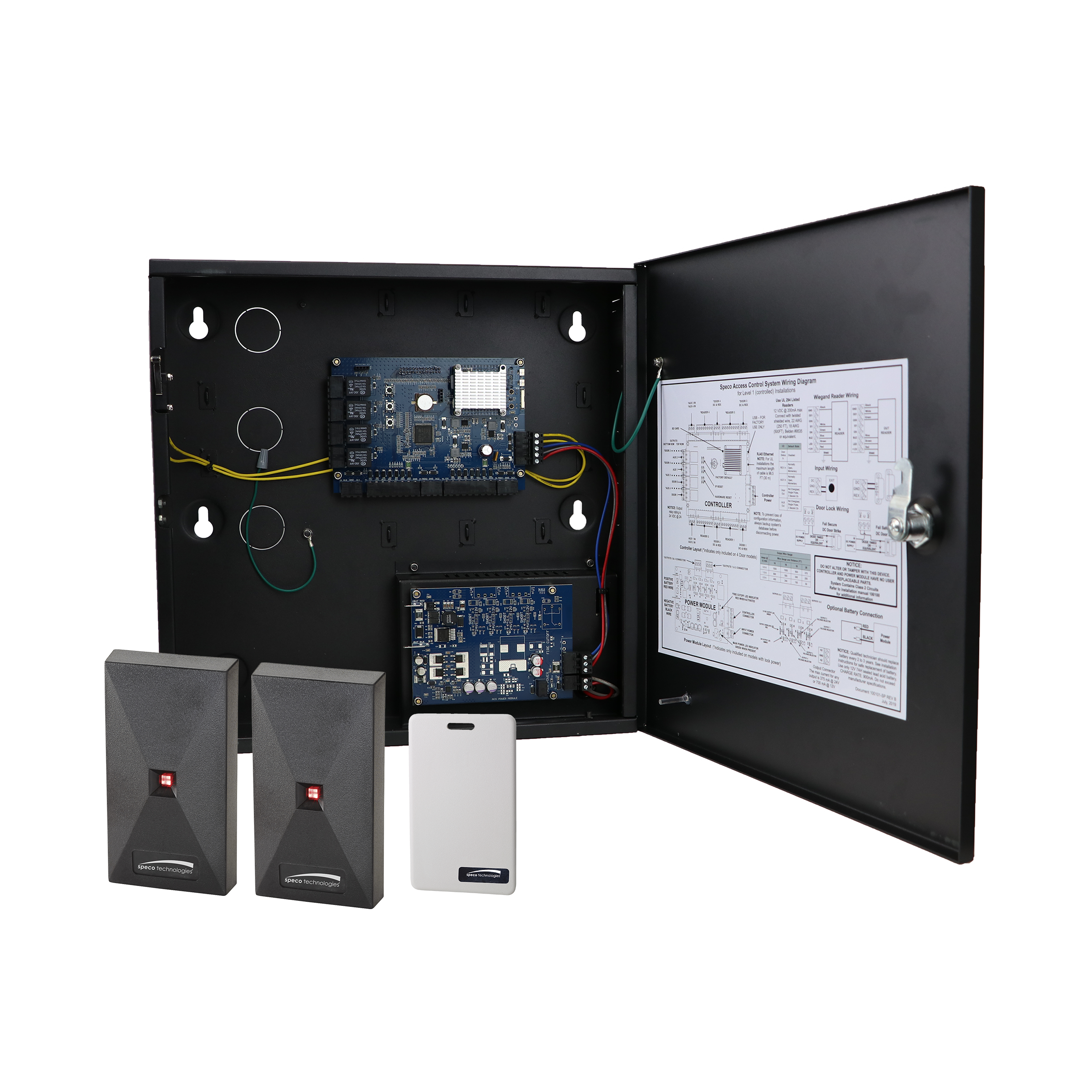 Speco Technologies ACKIT2DR 2 Door Access Control Kit Bundle