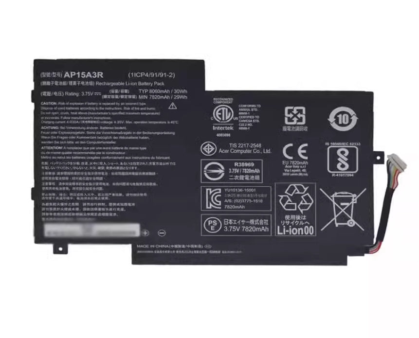 AP15A3R 30Wh Battery for Acer Switch 10 SW3-013 Aspire switch 10E SW3-013P