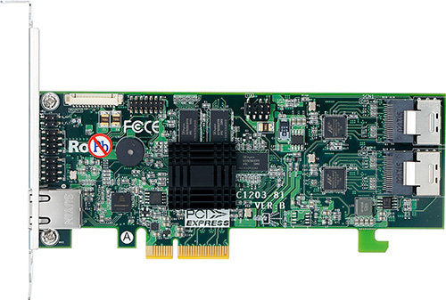 Areca ARC-1203-8i 8-port Int. PCIe 2.0 x4 6Gb/s SATA RAID - 512MB DDR3 Cache - No Expander Support