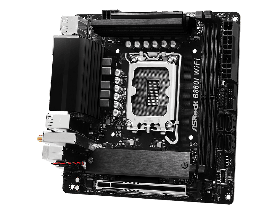 ASRock MB B860I Lightning WiFi B860 LGA1851 Max128GB DDR5 Mini-ITX Retail