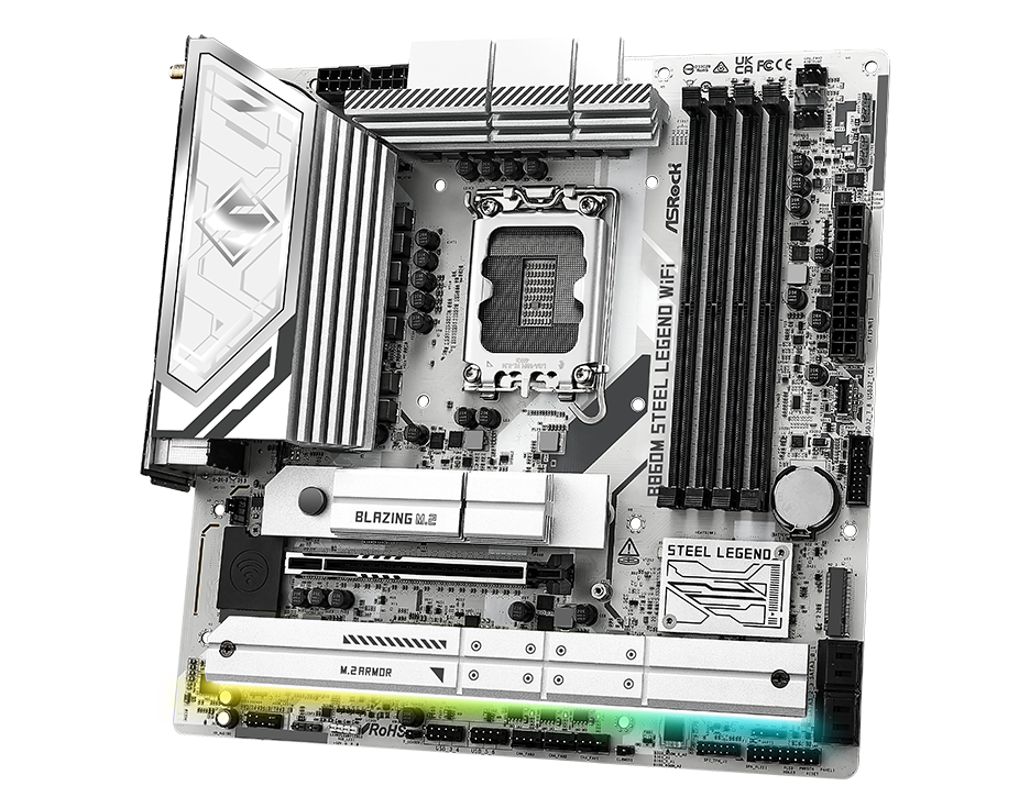 ASRock MB B860 Steel Legend WiFi B860 S1851 max256G DDR5 PCIe