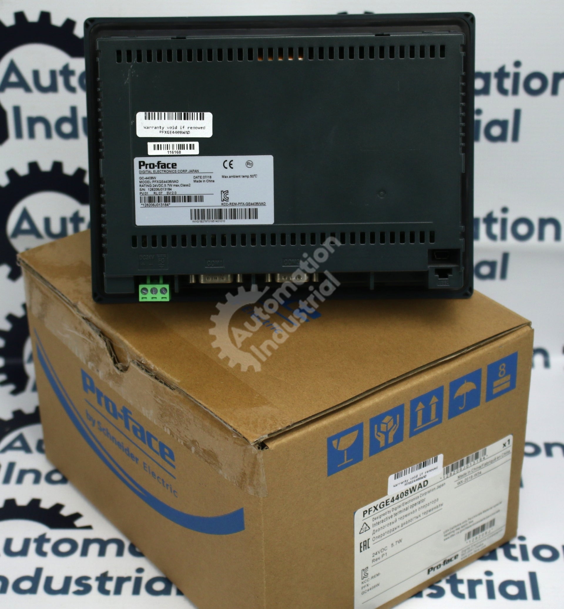 Pro-face PFXGE4408WAD GC-4408W 7 inch HMI New Surplus Factory Package
