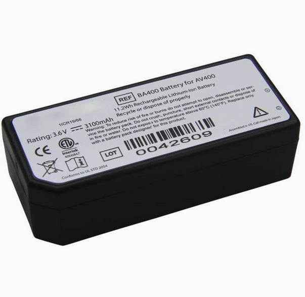 BA400 3100mAh Battery for Veins Accuvein AV400 ANAM ACCUAV 11CR19/66