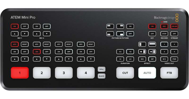 Blackmagic Design ATEM Mini Pro Input HDMI Live Production Switcher with Streaming and Recording