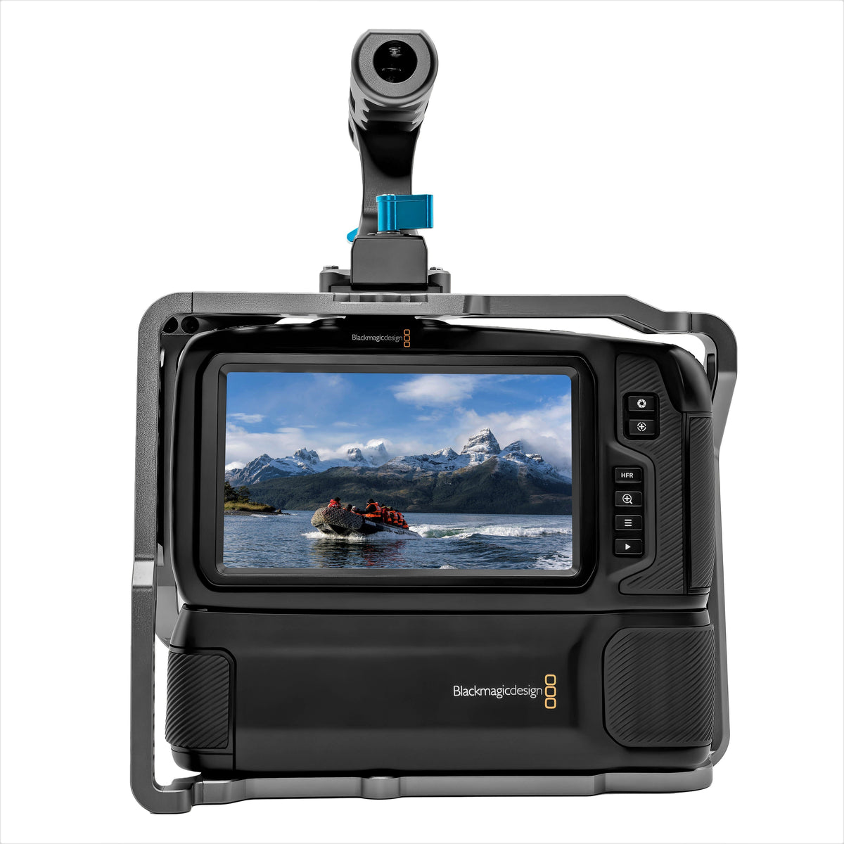 Kondor Blue BMPCC4K/6K Battery Grip Cage with Top Handle