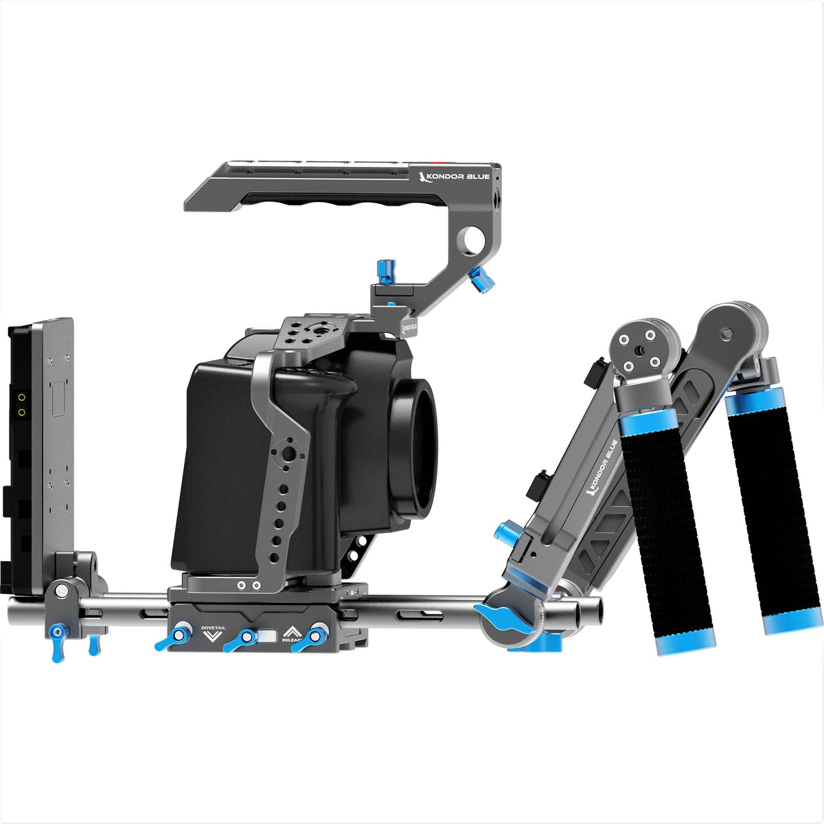 Kondor Blue Blackmagic Pocket 6K Pro Ultimate Rig (Black or Space Gray)