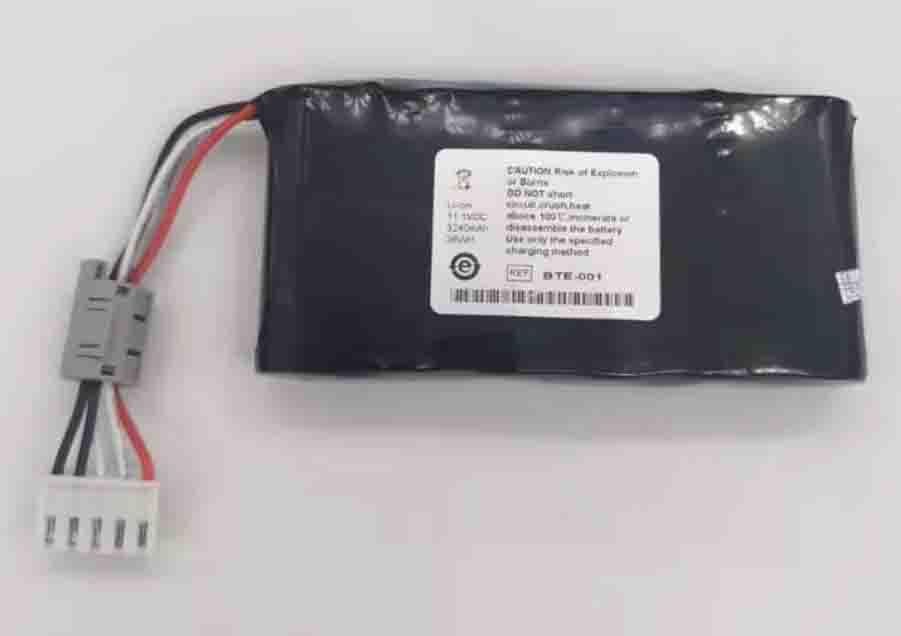 Battery for Fukuda FX-8222 BTE-001 3240mAh 11.1V 6-Lead ECG